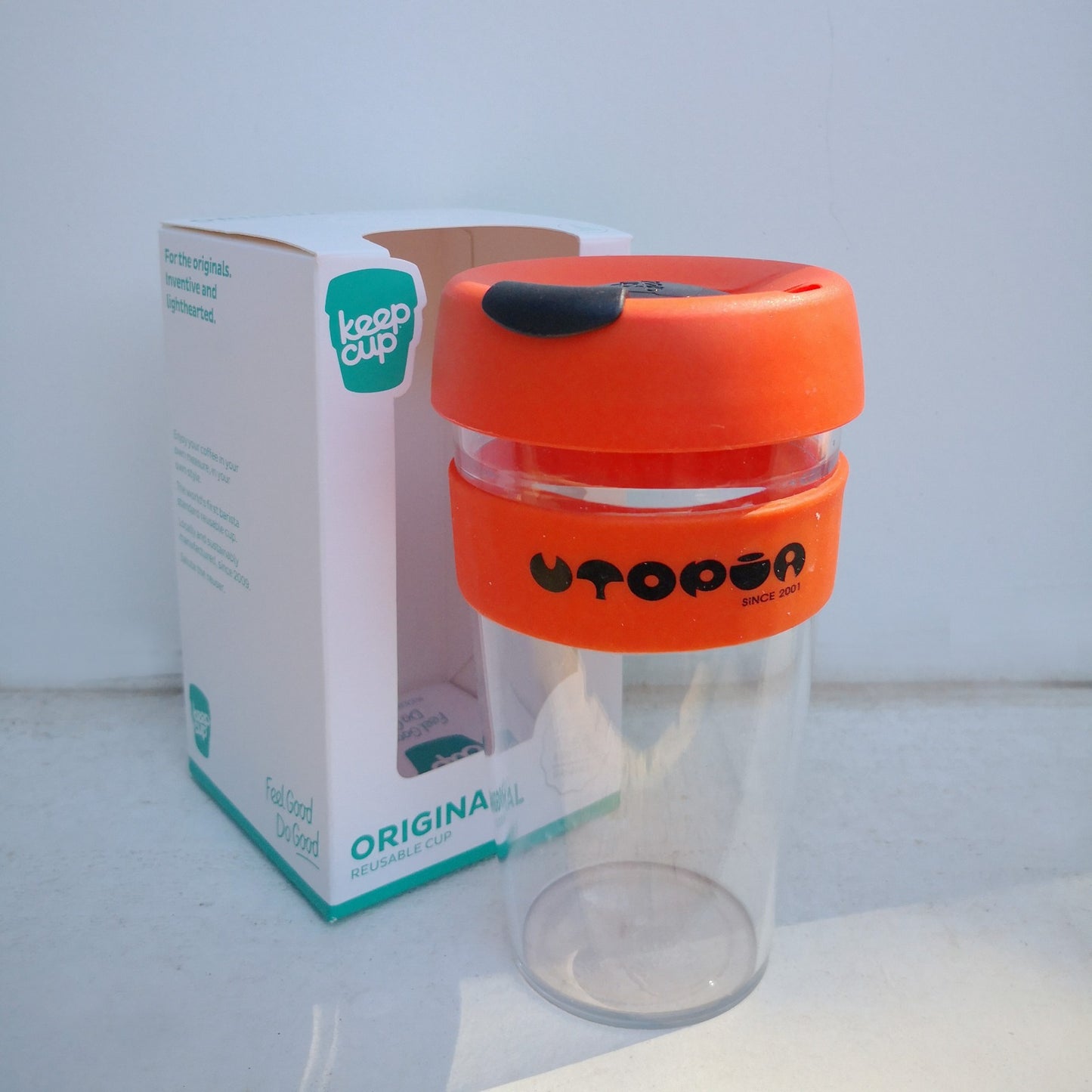 500ml Reusable Keep Cup Clear Edition 16oz