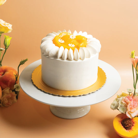 Mum’s Garden Peach Cake